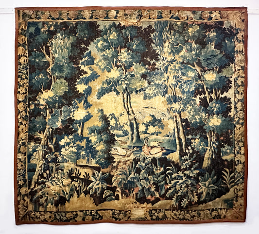 17th Century Brussels Verdure Tapestry ID: 022624