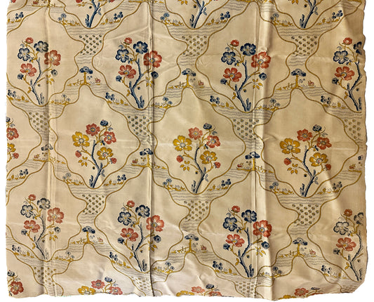 20th Century French Printed Silk ID: 2006