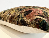 17th Century Brussels Tapestry Fragment Pillow (3 available)