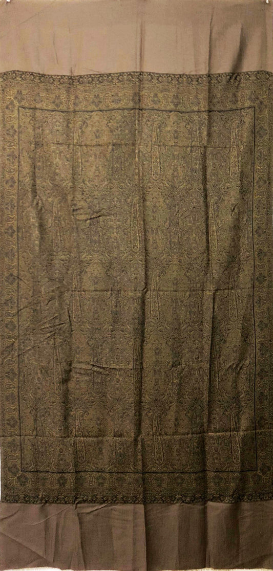 20th Century Indian Paisley Wool Throw ID: D0619-05