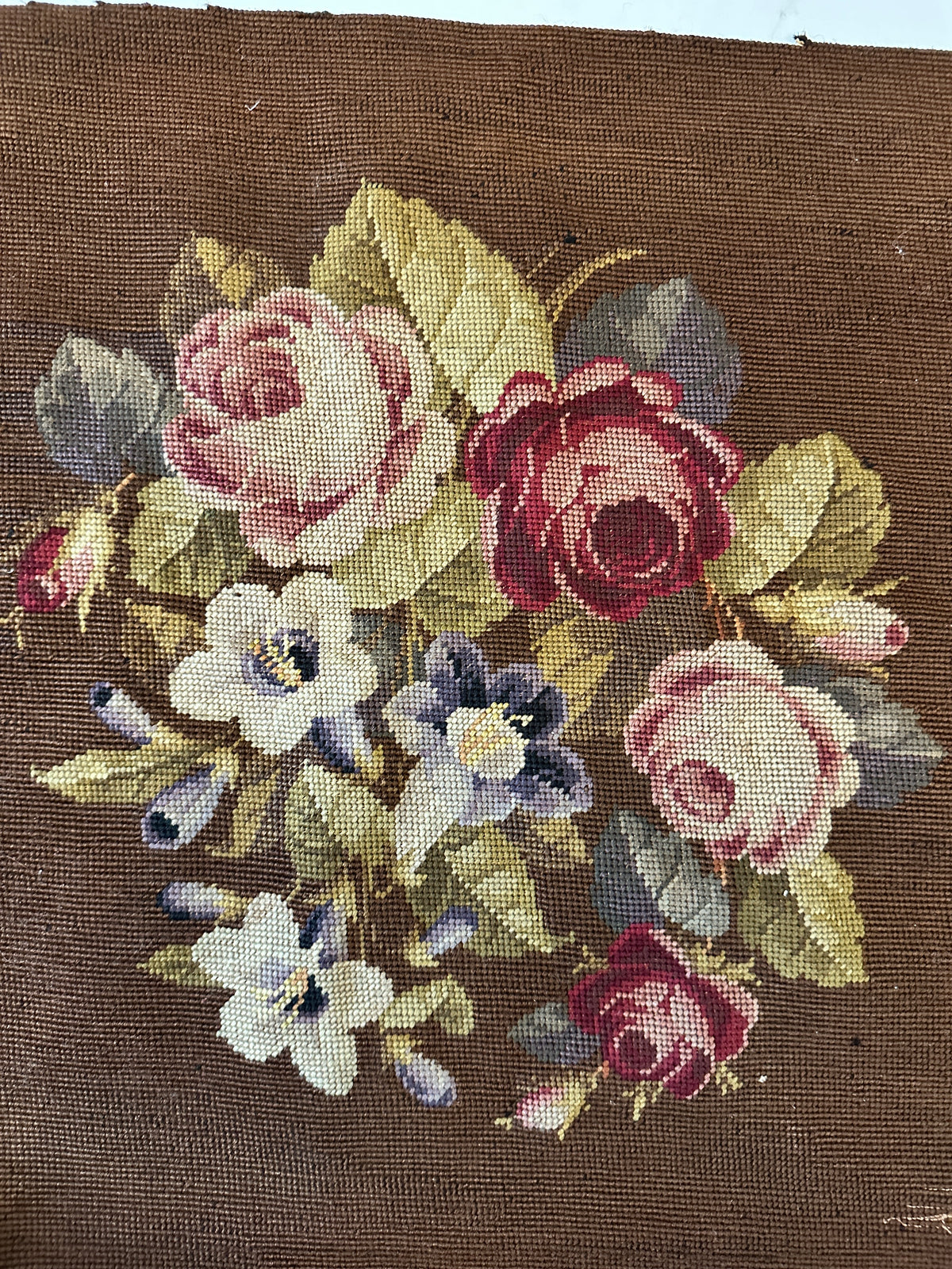 Floral Design Needlepoint for pillow ID: D105