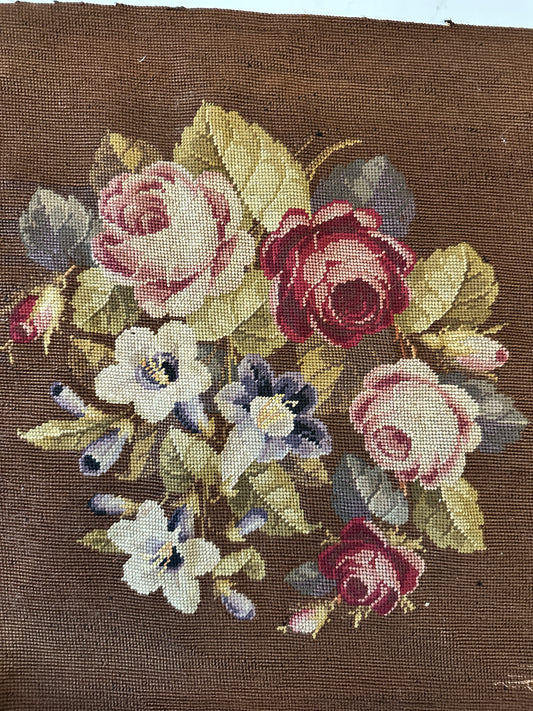 Floral Design Needlepoint for pillow ID: D105