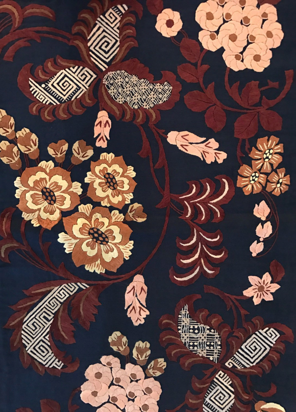 1940 American Art Deco Textile