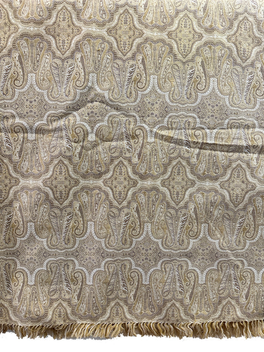 19th Century Machine-made Indian Paisley Throw ID: L030
