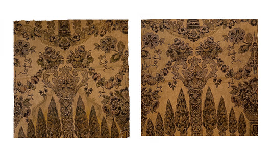 19th Century French Silk Embroidery for Pillow ID: M065