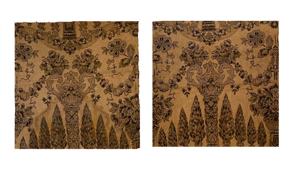 19th Century French Silk Embroidery for Pillows (2 available)