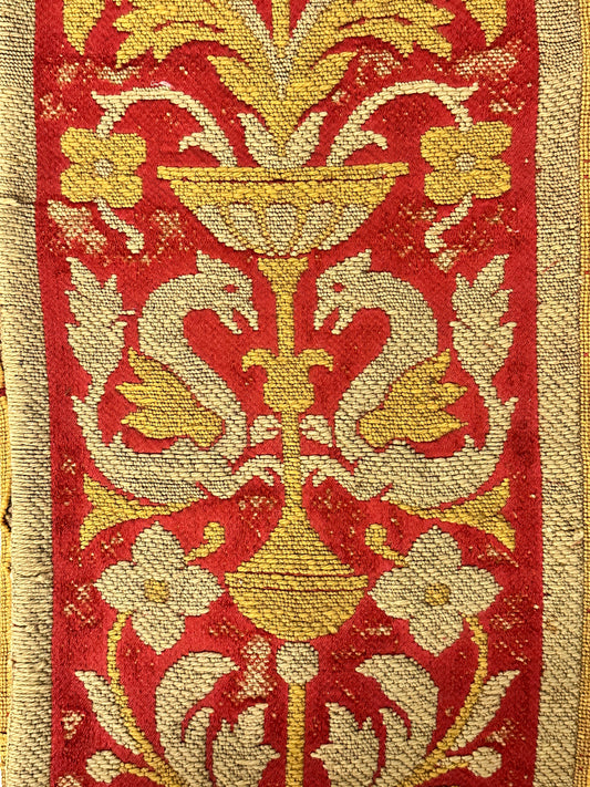 18th Century Italian Border Embroidery ID: M152