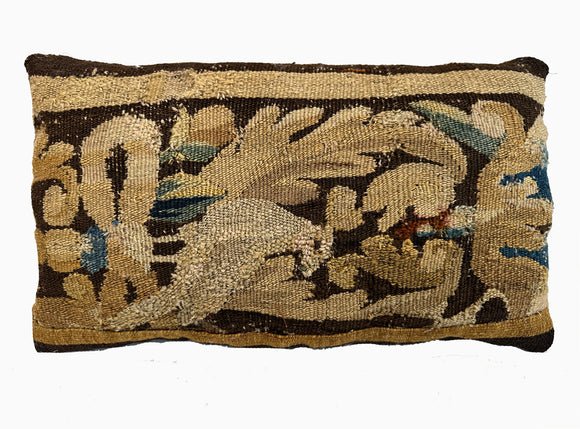 17th Century Brussels Tapestry Pillow