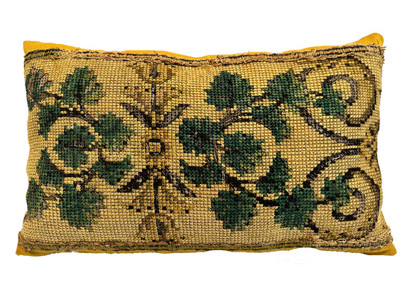 17th Century Italian Needlepoint Pillow
