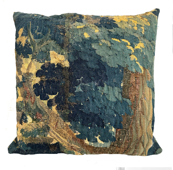 16th Century Verdure Tapestry Pillow