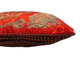 19th Century Chinese Silk Embroidery Pillow (2 available)