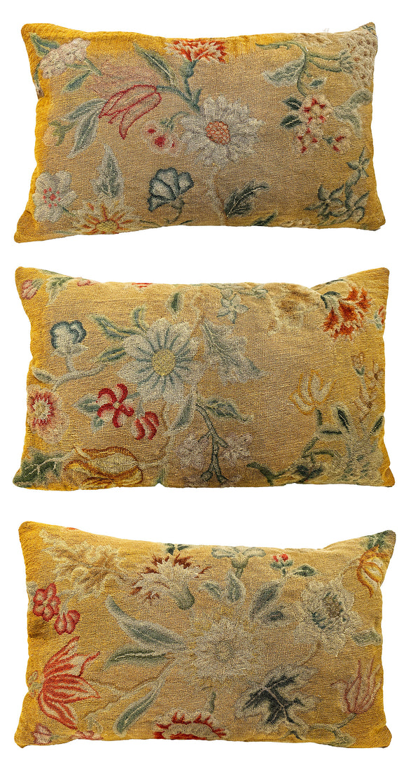 18th Century French Needlepoint Pillow (3 available)