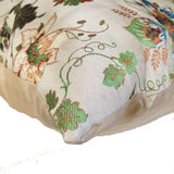 18th Century French Silk Embroidery Pillow