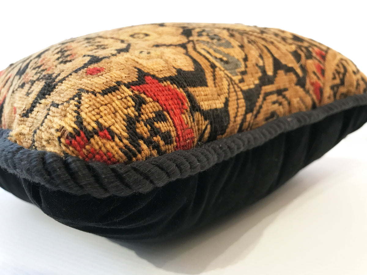 19th Century English Needlepoint Pillow ID: P1112 | P1033