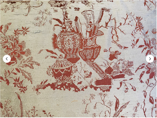 19th Chinese Silk Pillow