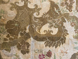 17th Century French Silk Metallic Embroidery (2 available)