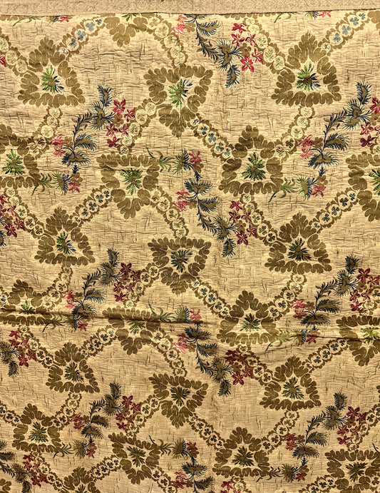 18th Century French Silk Embroidery ID: T032401
