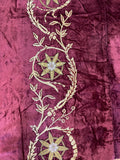 17th Century French Applique Cut Velvet