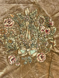 18th Century French Applique on Velvet for Pillows (2 available)