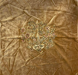 18th Century French Applique on Velvet for Pillows (2 available)