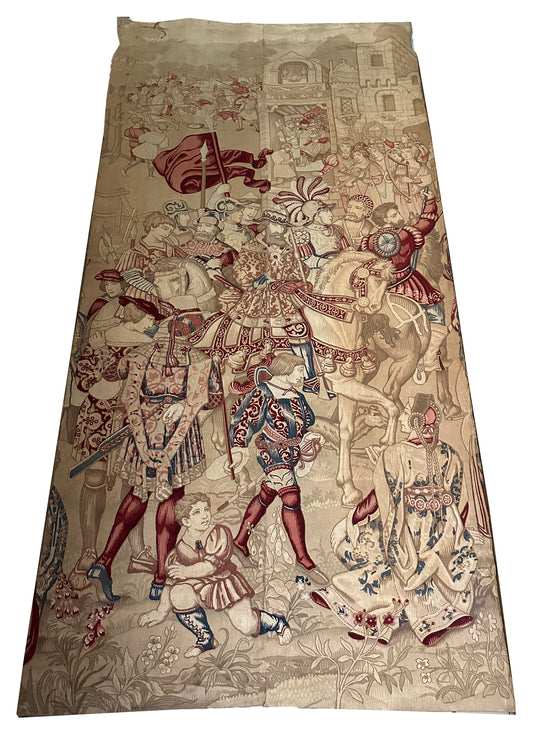 19th Century Belgian Woven Tapestry ID: T051425