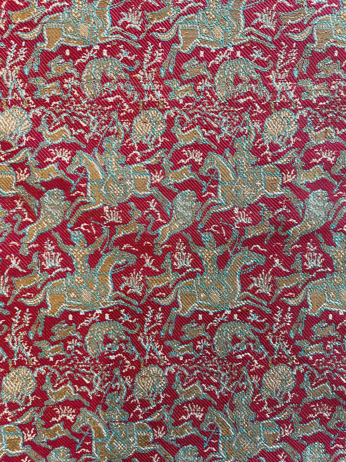 19th Century Persian Wall Hanging Silk Embroidery ID: T082106