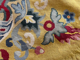 19th Century French Needlepoint Pillow