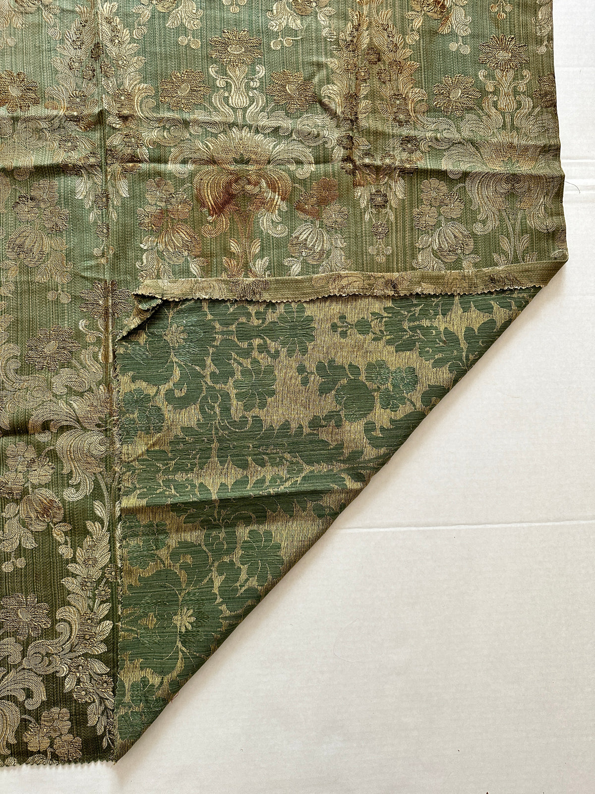 19th Century French Brocade Textile ID: T082404