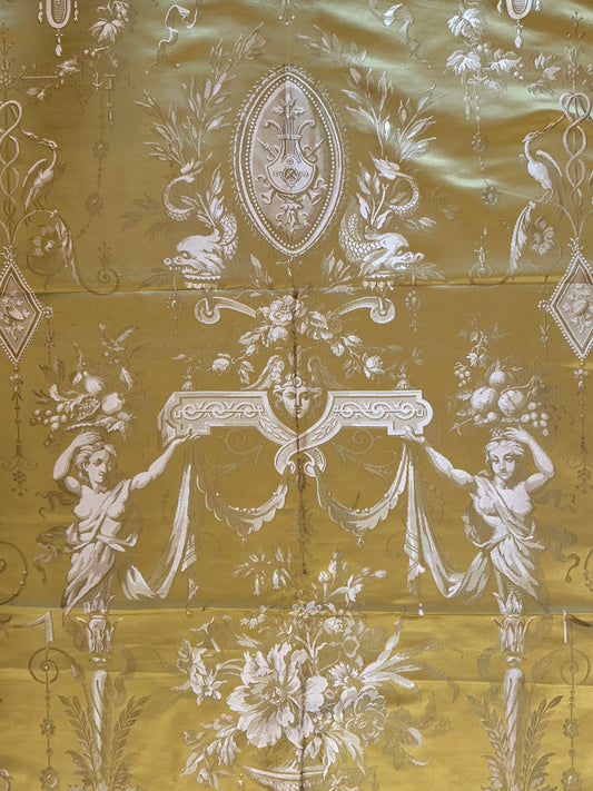 French Napoleon Yellow Textile ID: T082425