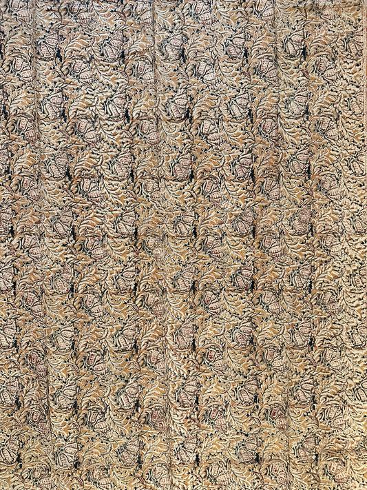 19th Century Turkish Woodblock Print on Fine Cotton ID: T082451