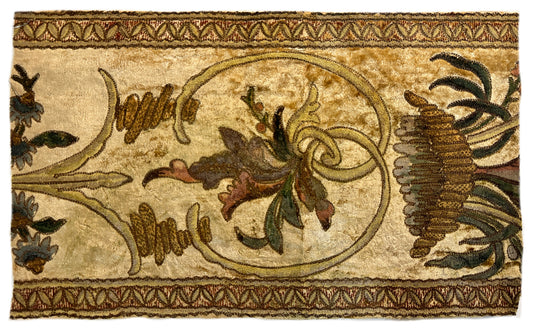 18th C. Italian Cut Velvet for Pillow ID: T082461