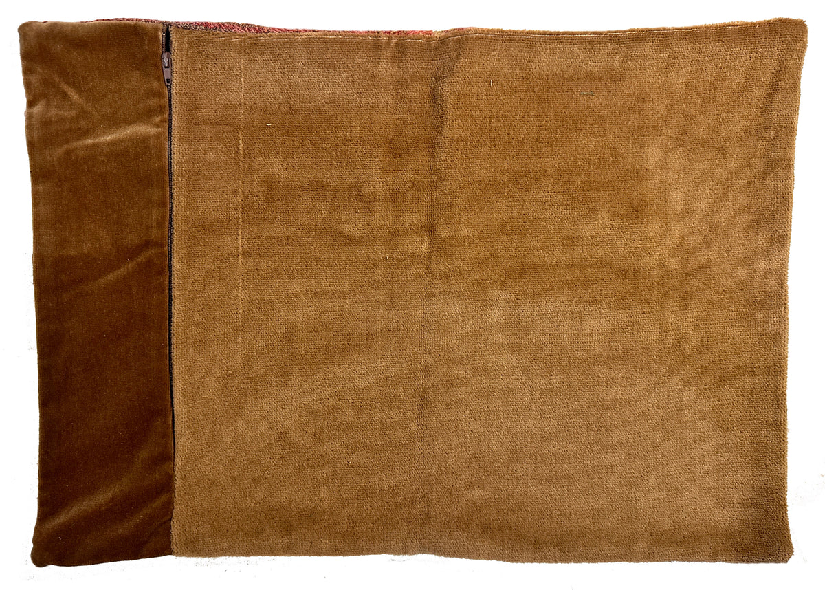 18th Century Spanish Cut Velvet Pillowcase ID: T082464