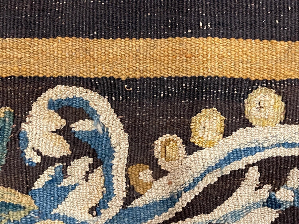 17th Century Brussels Tapestry Border Fragment ID: T121401