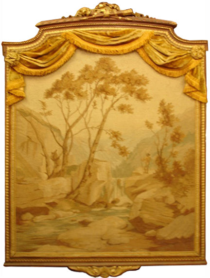 18th Century Framed Aubusson Tapestry