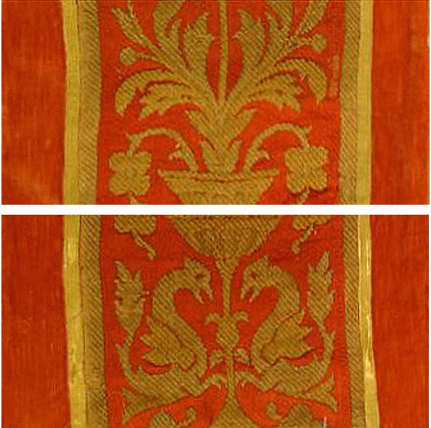 18th Century Italian Embroidery Pillowcase ID: 810010