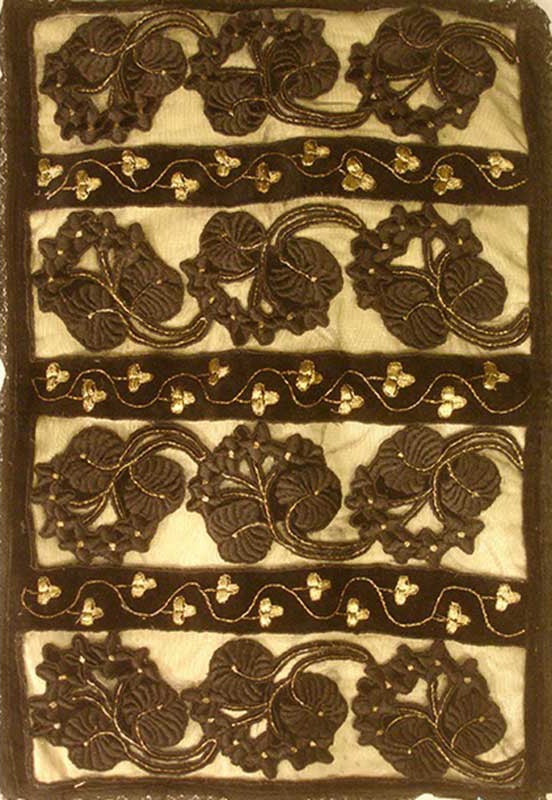19th Century French Applique Embroidery ID: D018