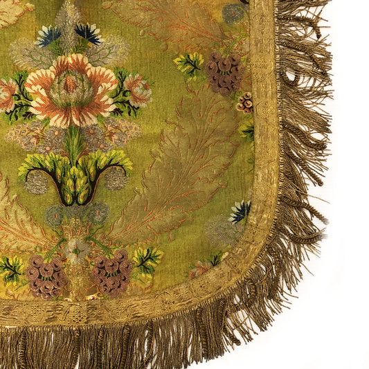 16th Century Brussels Embroidery on Silk ID: M70