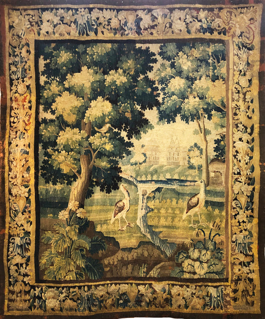 17th Century Verdure Brussels Tapestry ID: 112219