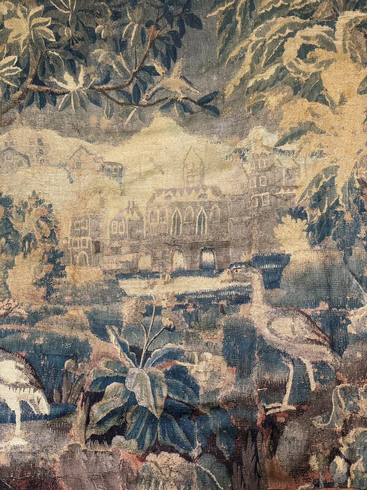 17th Century Flemish Verdure Tapestry ID: 112717