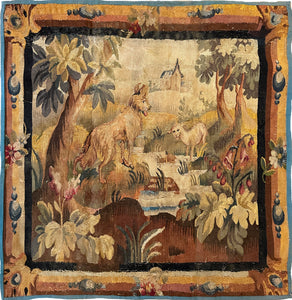 19th Century French Aubusson Tapestry
