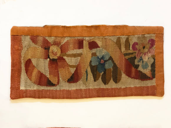 16th Century Aubusson Tapestry Pillowcase