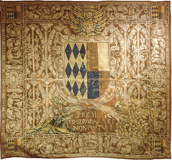 16th Century Coat of Arms Brussels Tapestry