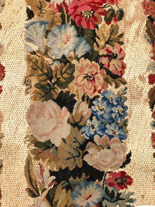 18th Century English Needlepoint ID: L105 B | 805214 B