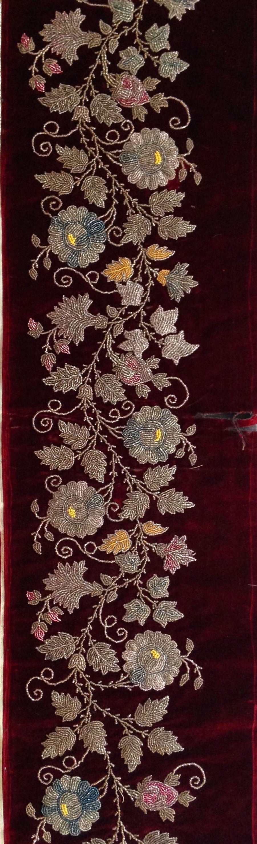 18th Century Beaded French Embroidery ID: 805955