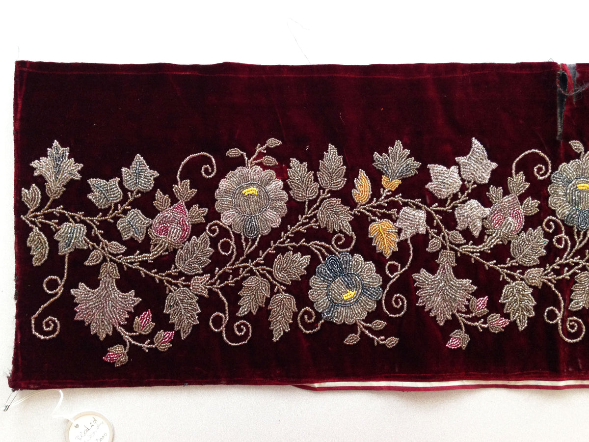 18th Century Beaded French Embroidery ID: 805955