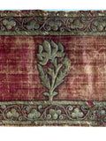 16th Century Belgian Cut Velvet Embroidery