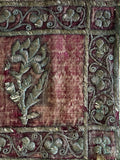 16th Century Belgian Cut Velvet Embroidery