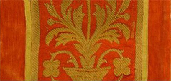 18th Century Italian Embroidery Pillowcase (2 available)