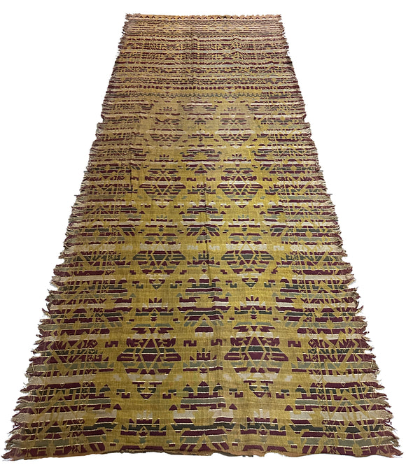19th C. American Woven Textile (damaged)