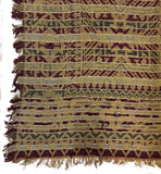 19th C. American Woven Textile (damaged)